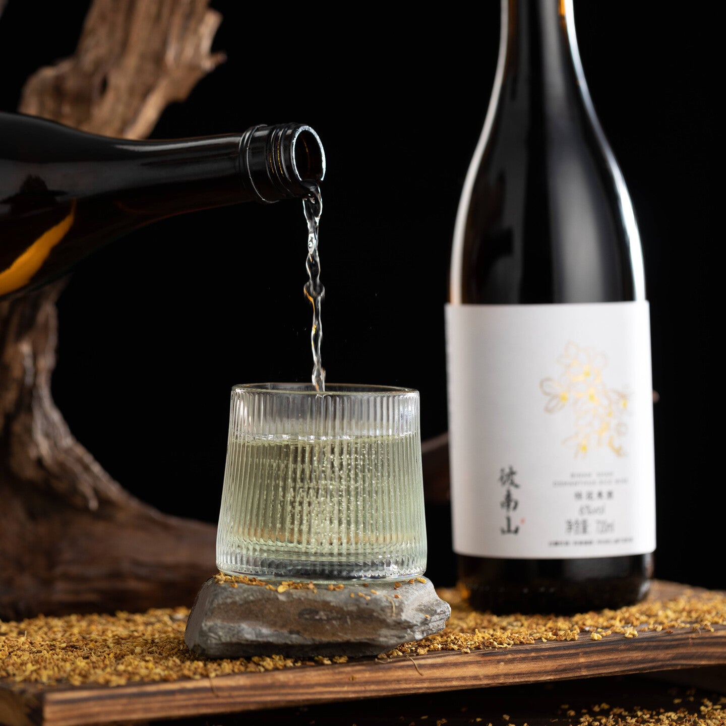 Binnan Mountain Osmanthus Rice Wine Lightly Tipsy Gathering Gift Good Night Floral Scent Wine 720ml