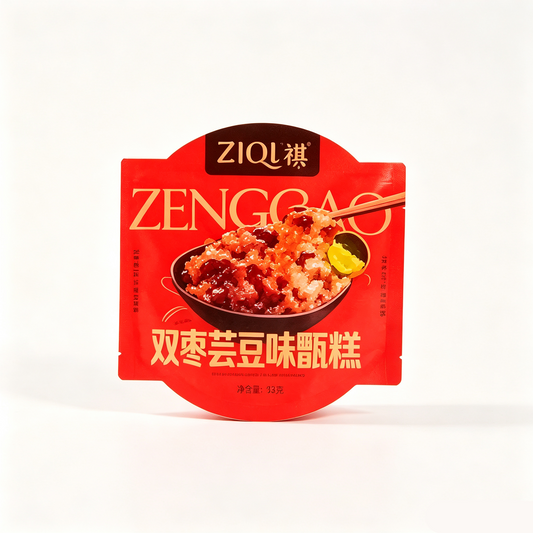 Zi Qi Steamed Cake with Double Jujube and Kidney Bean Flavor